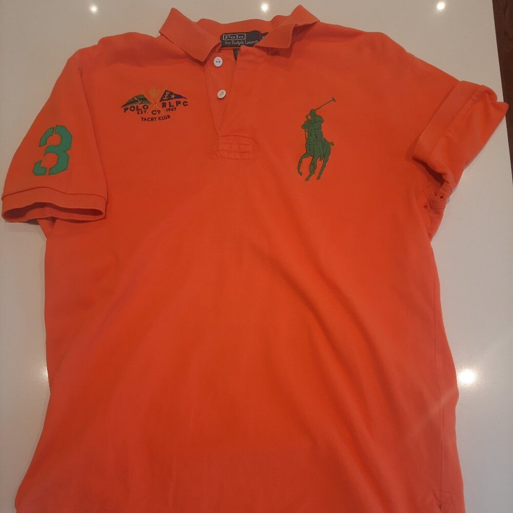 Polo by Ralph Lauren - Big Horse - Yatch Club Polo Shirt - Men's Medium
